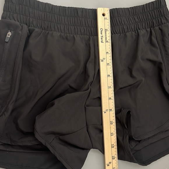 Athletic Works Women’s Black Athletic Shorts with 2 side zip up pockets Size M - Picture 4 of 8